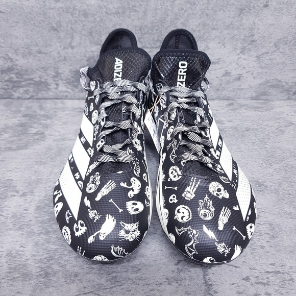 ADIDAS Adizero Electric.1 Football Cleats Mens 9.5‎ Halloween Glow In Dark main image 4
